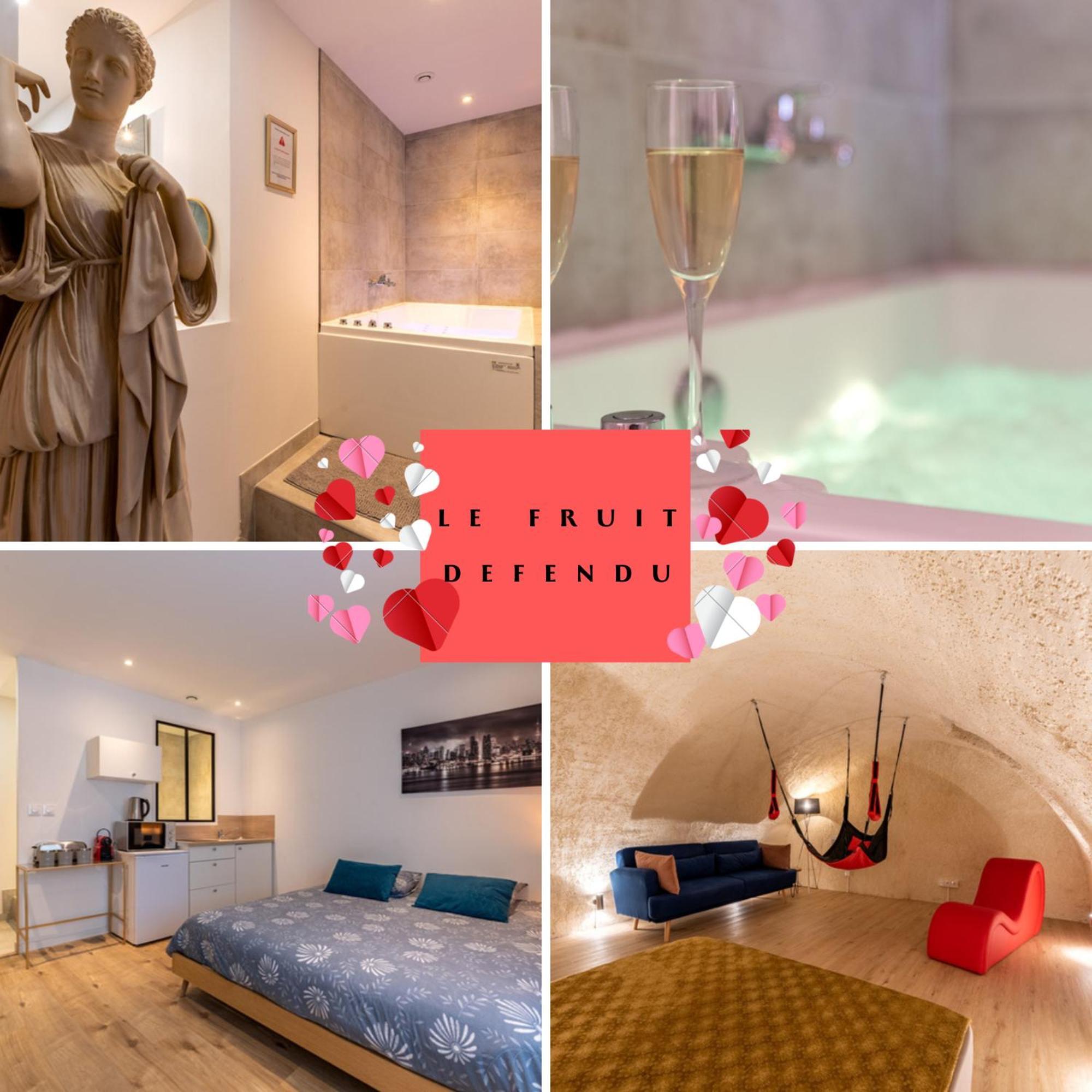 Le Fruit Defendu "Love Room" Jacuzzi Centre Ville Rouen Dış mekan fotoğraf